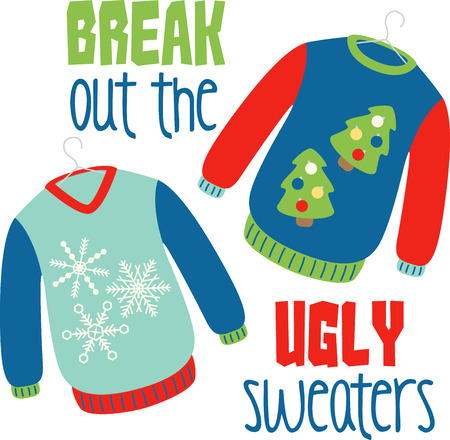 Ugly Christmas sweater party