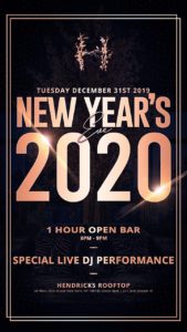Hendricks rooftop nye